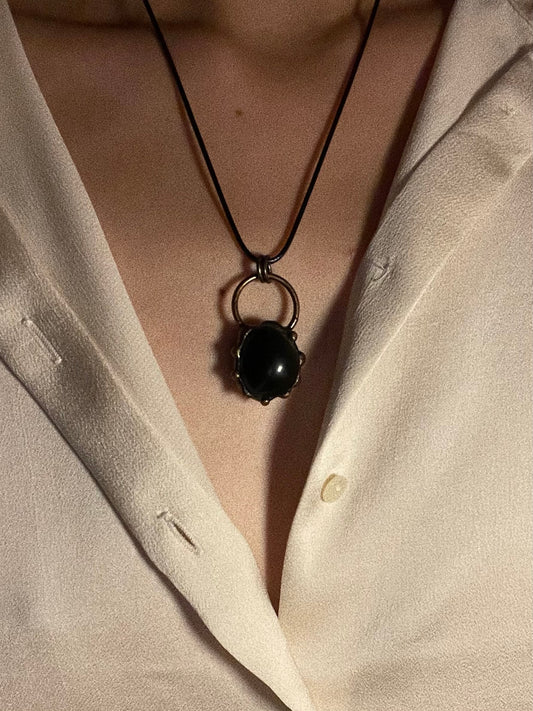 Night Call - Obsidian Necklace