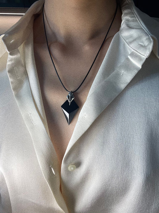 Night Blade - Obsidian Necklace