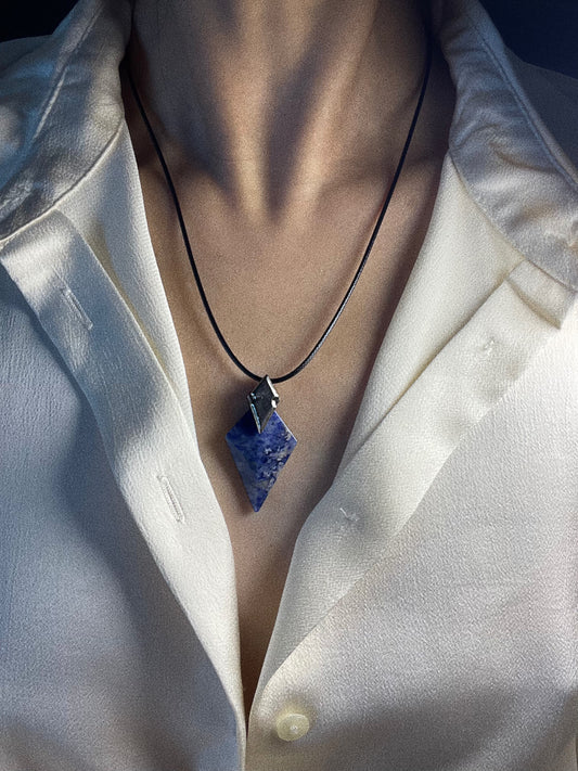 Blue Flame - Sodalite Necklace