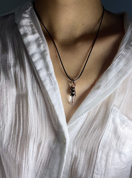 Beacon Light - Clear quartz Necklace