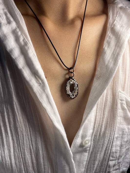 Milky Way - Agate Necklace