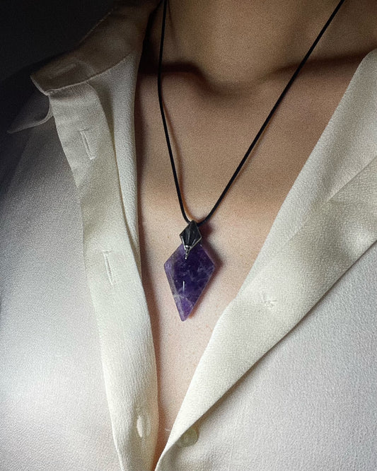 Violet Heart - Amethyst Necklace
