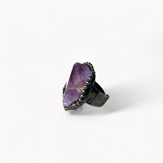 Violet Drop - Amethyst Ring