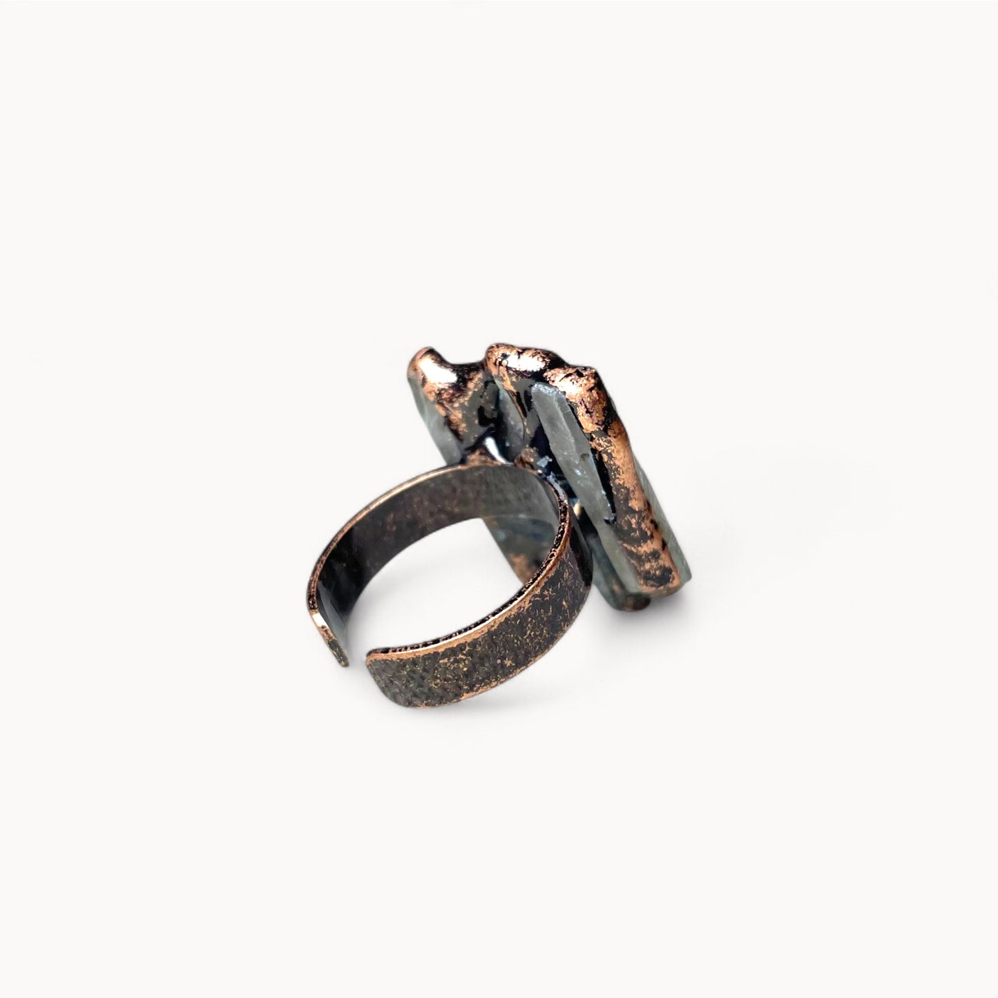 Prism Path - Clear Quartz Ring