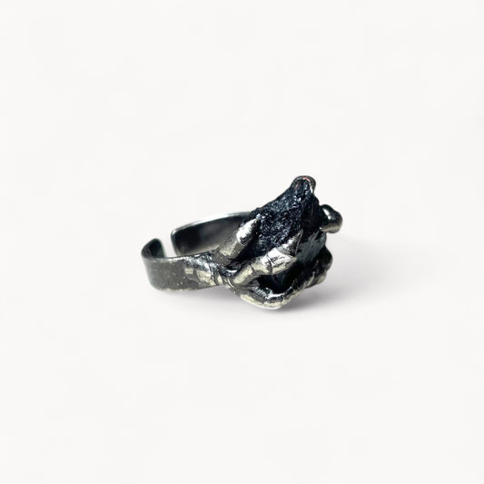 Dark Claws - Black Tourmaline Ring