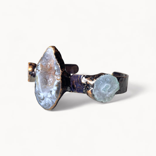 Cosmos Gate - Agate Cuff Bracelet