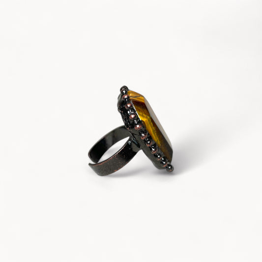 Golden Mean - Tiger's Eye Ring