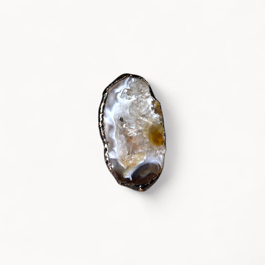 Veil Bound - Agate Ring
