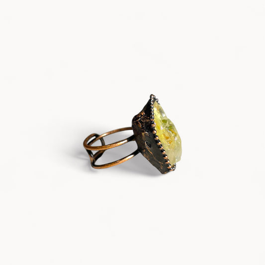 Solar Seed - Citrine Ring