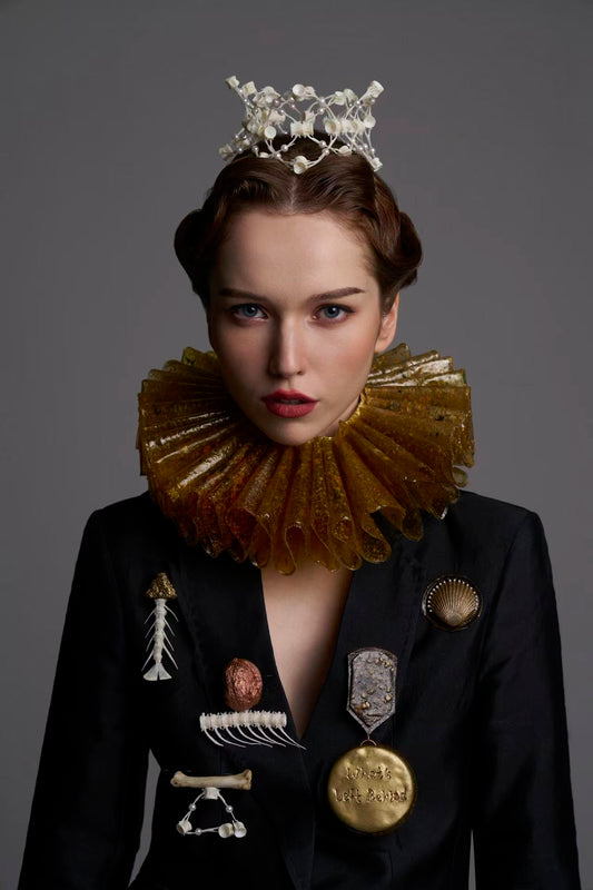 PRECIOUS WASTE - FISH BONE TIARA