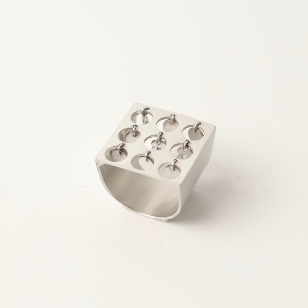 Jingle Jangle - Sterling Silver Kinetic Ring