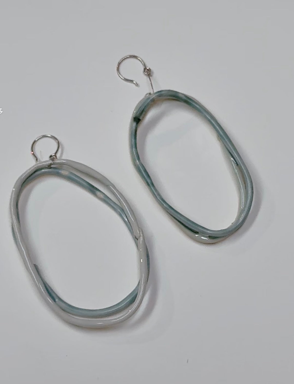 Hooply Hoop - Ceramic Earrings