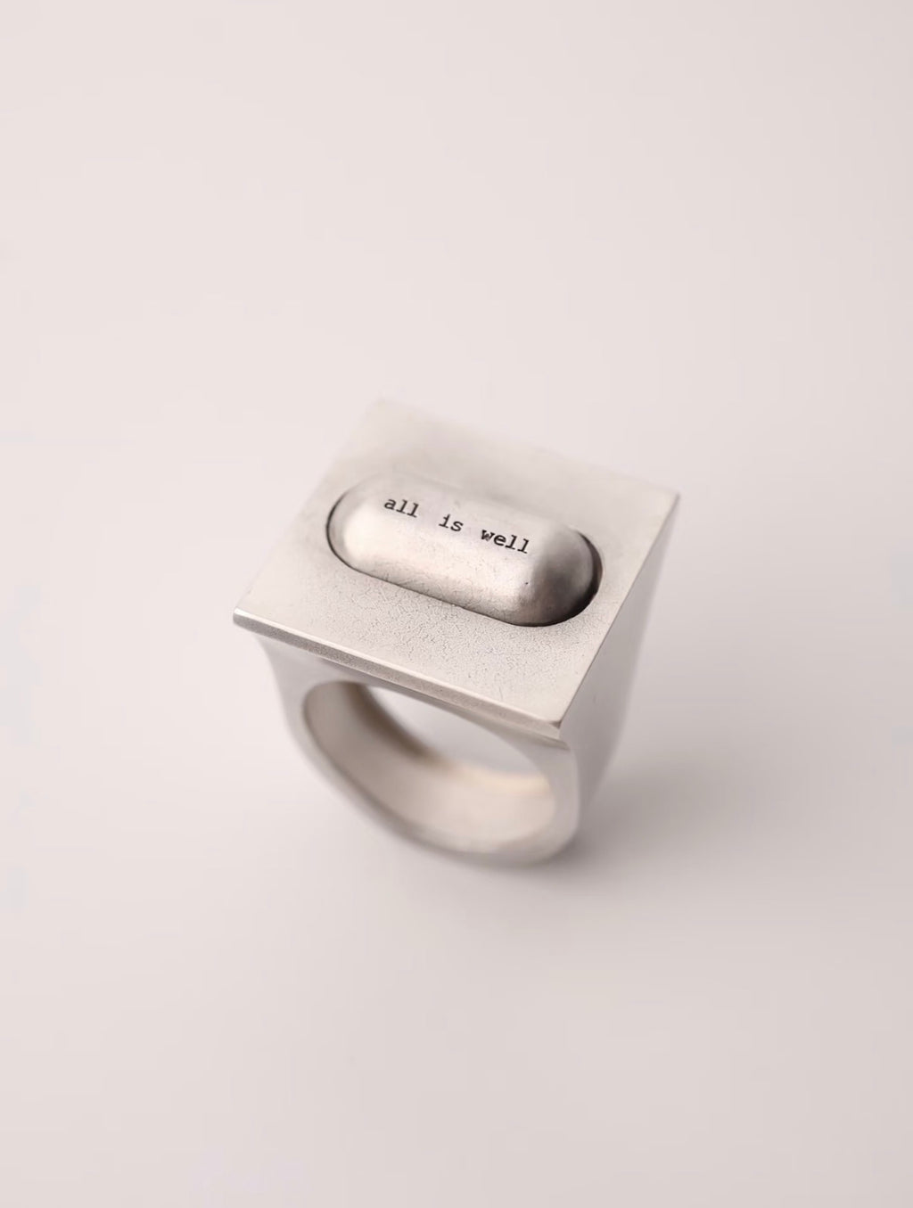 All Is Well - Sterling Silver Kinetic Ring