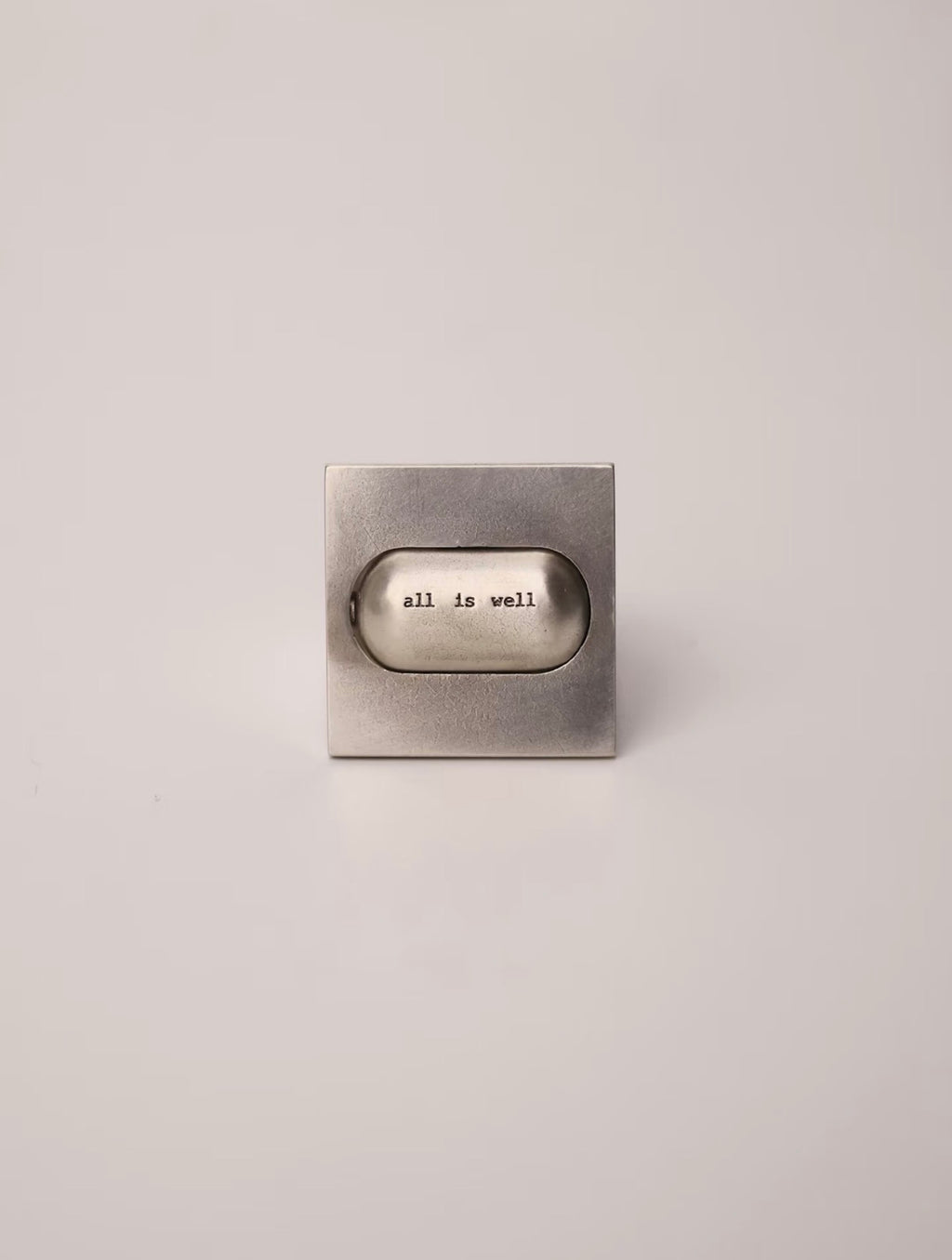 All Is Well - Sterling Silver Kinetic Ring