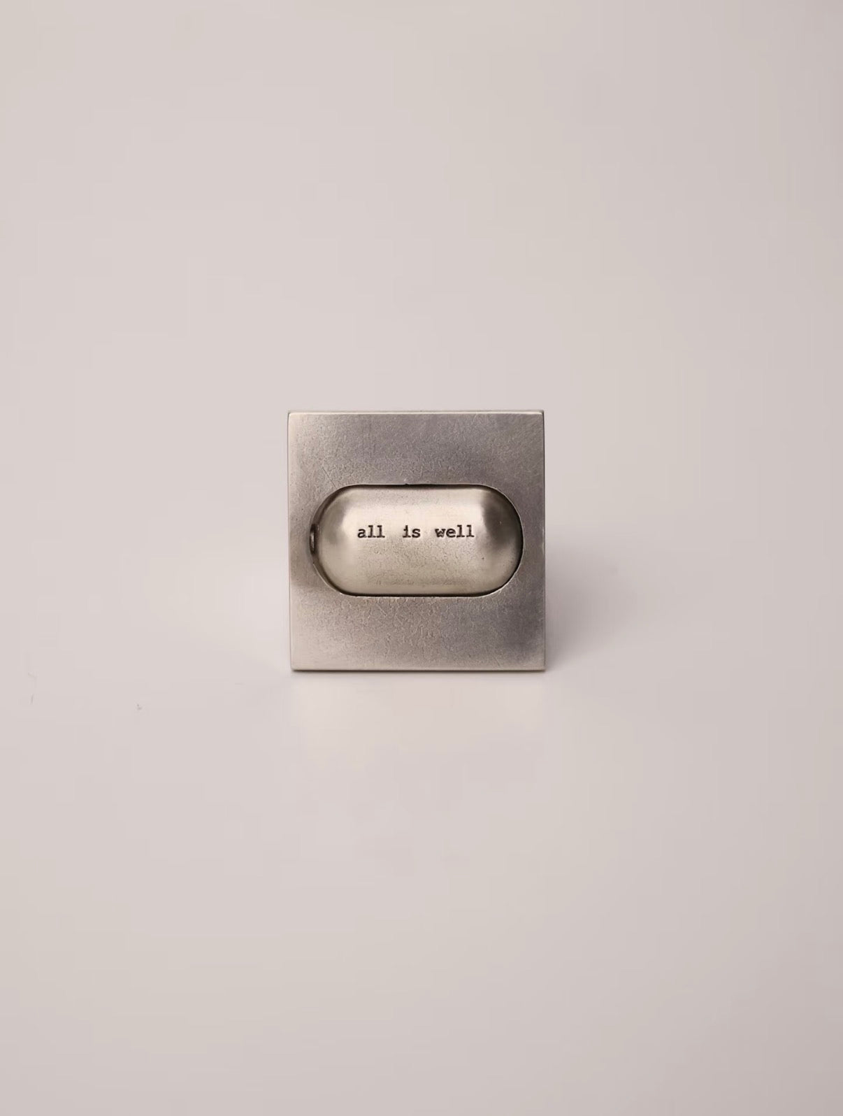 All Is Well - Sterling Silver Kinetic Ring
