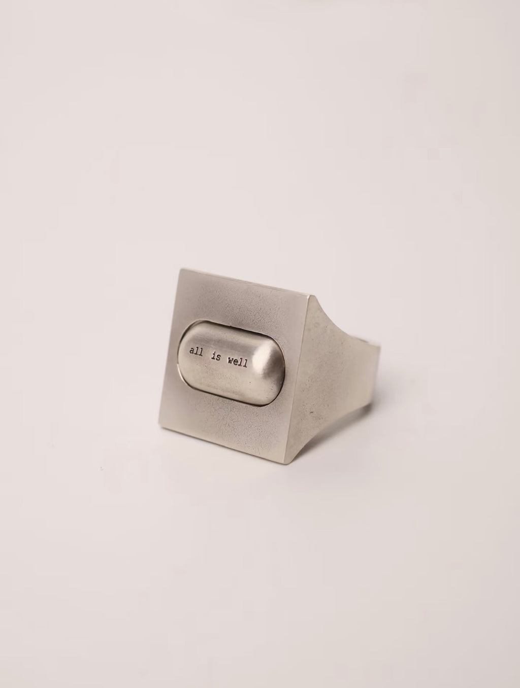 All Is Well - Sterling Silver Kinetic Ring