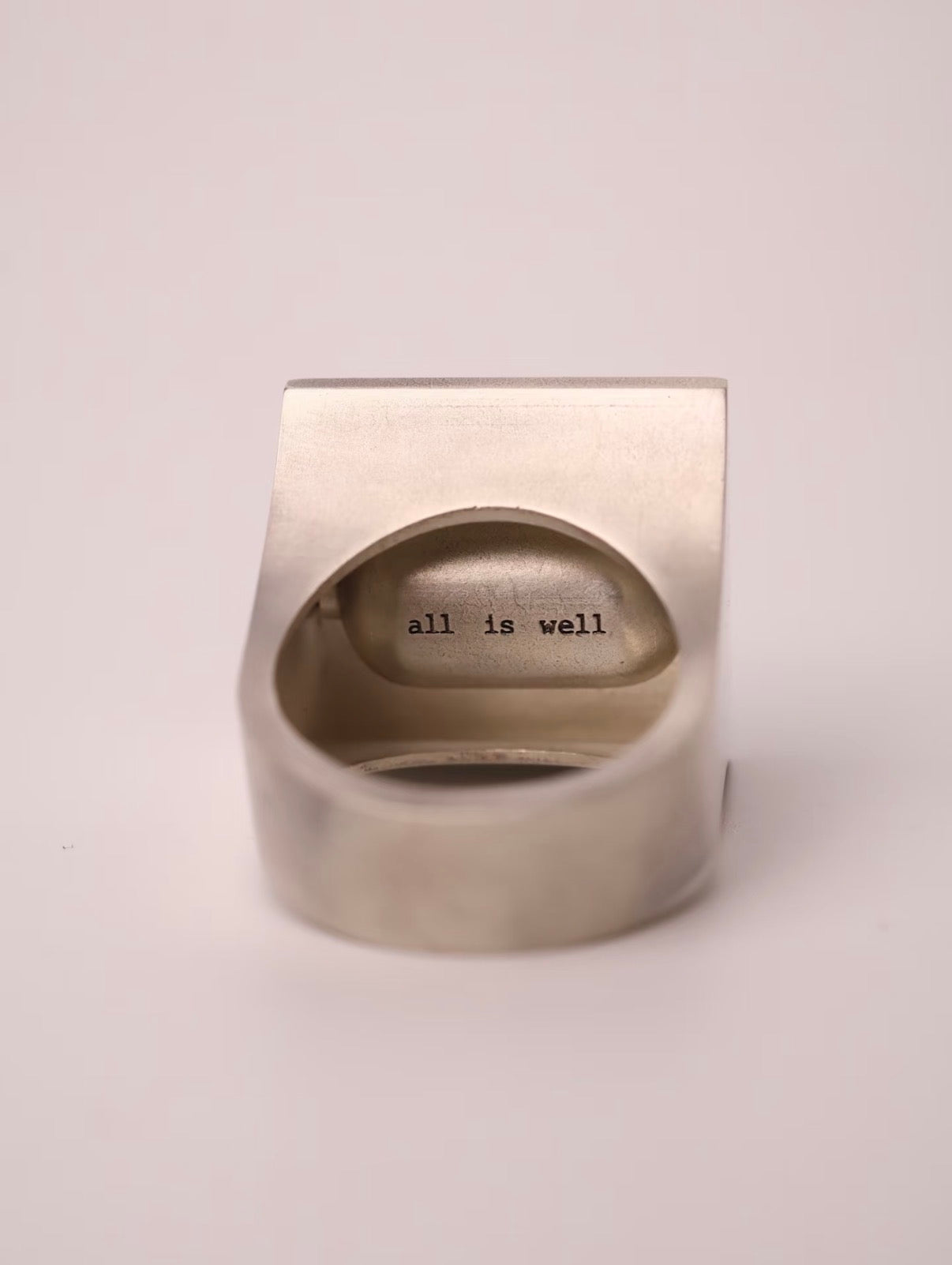 All Is Well - Sterling Silver Kinetic Ring