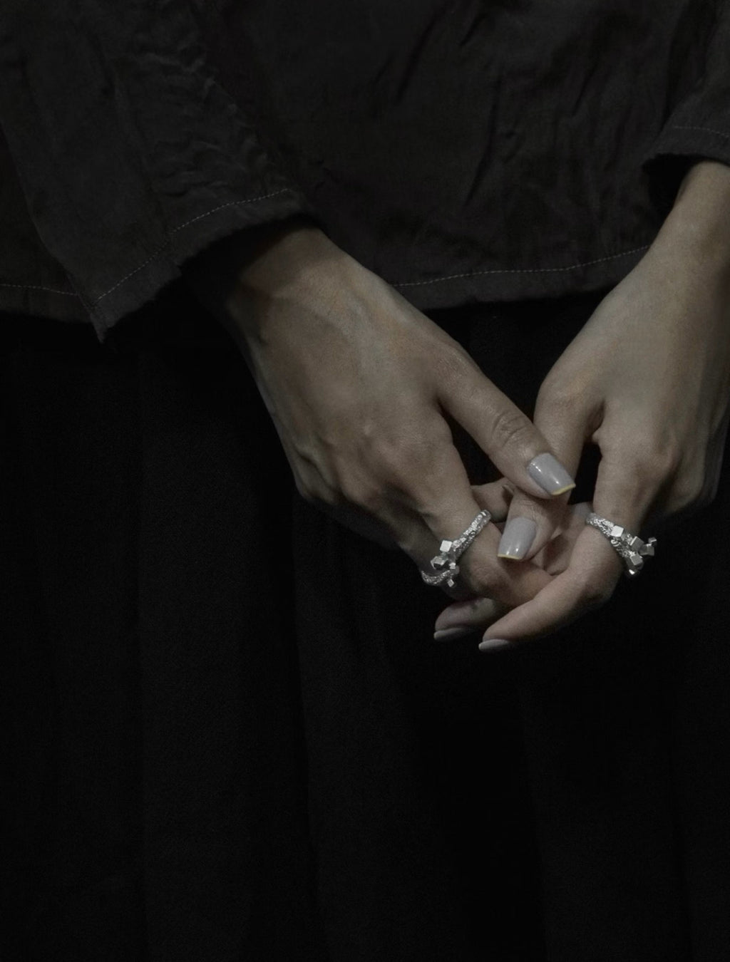 Chaotic Symbiosis - Sterling Silver Ring