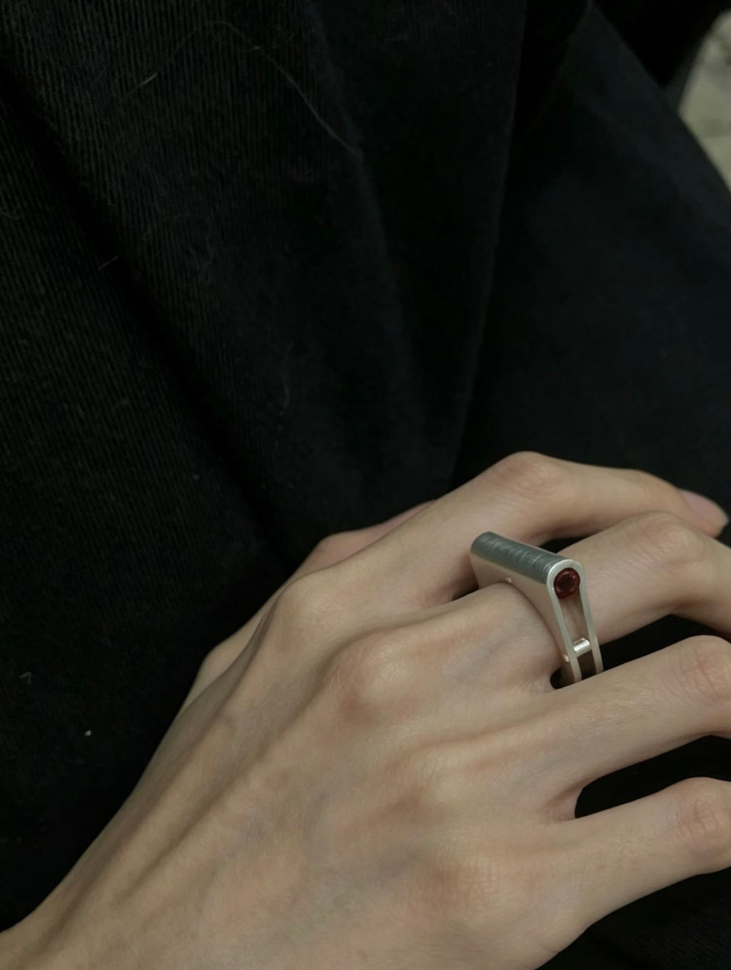Red Pill Blue Pill - Sterling Silver Ring