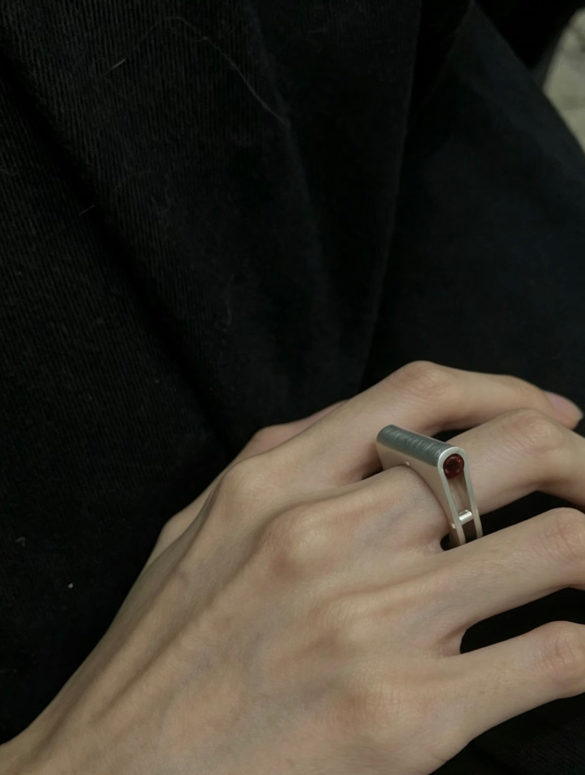 Red Pill Blue Pill - Sterling Silver Ring