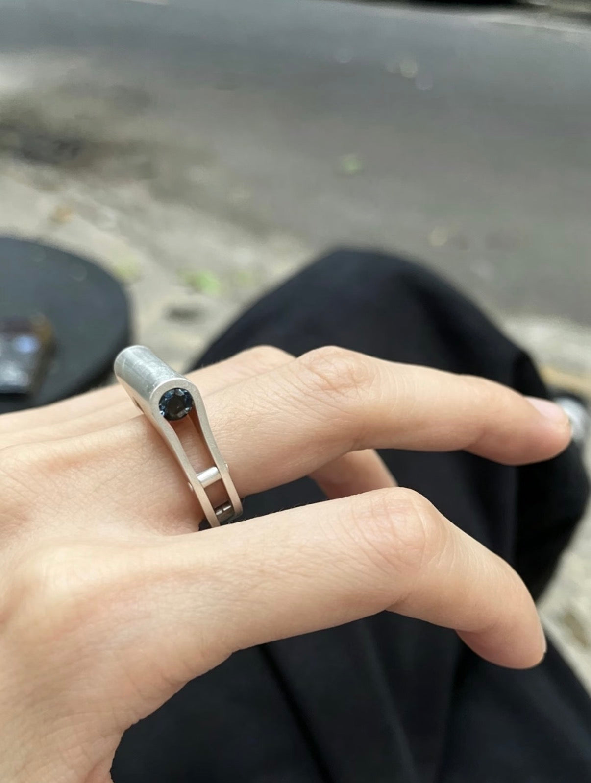 Red Pill Blue Pill - Sterling Silver Ring