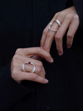 Wind Fold - Sterling Silver Ring