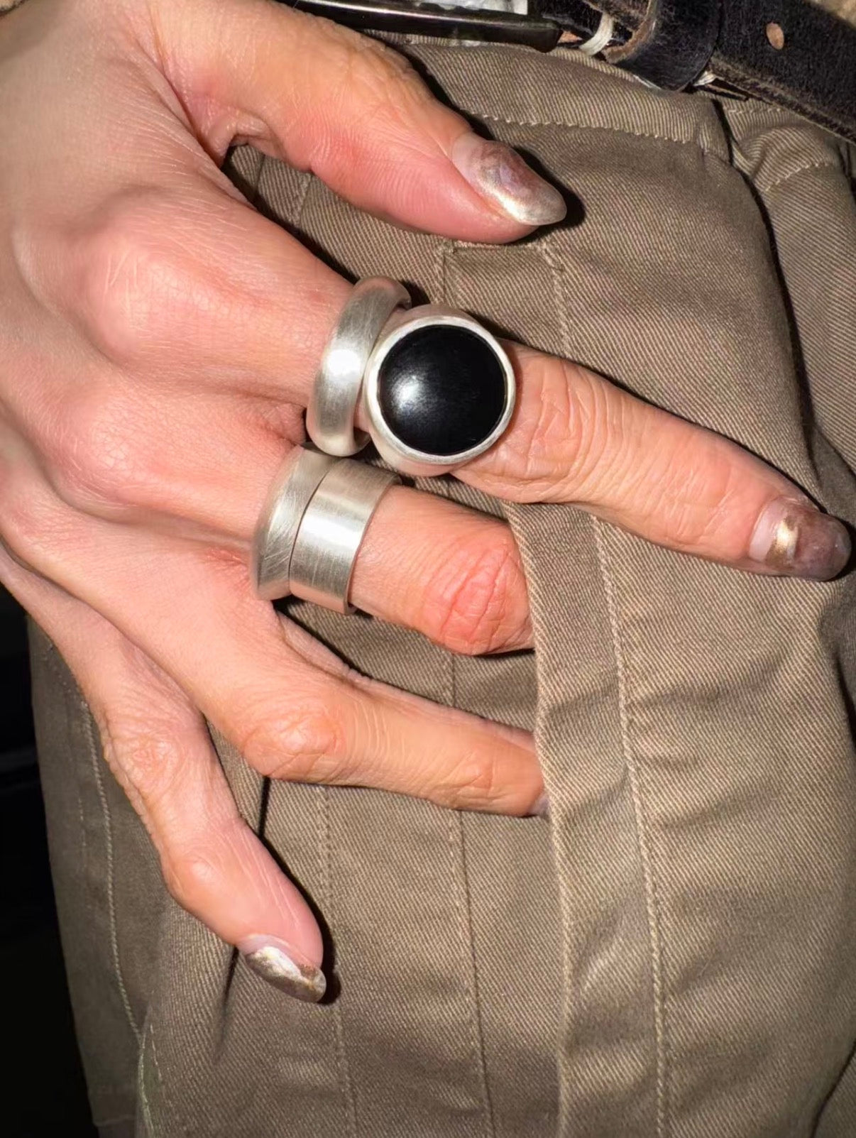 Black Hole - Sterling Silver Ring
