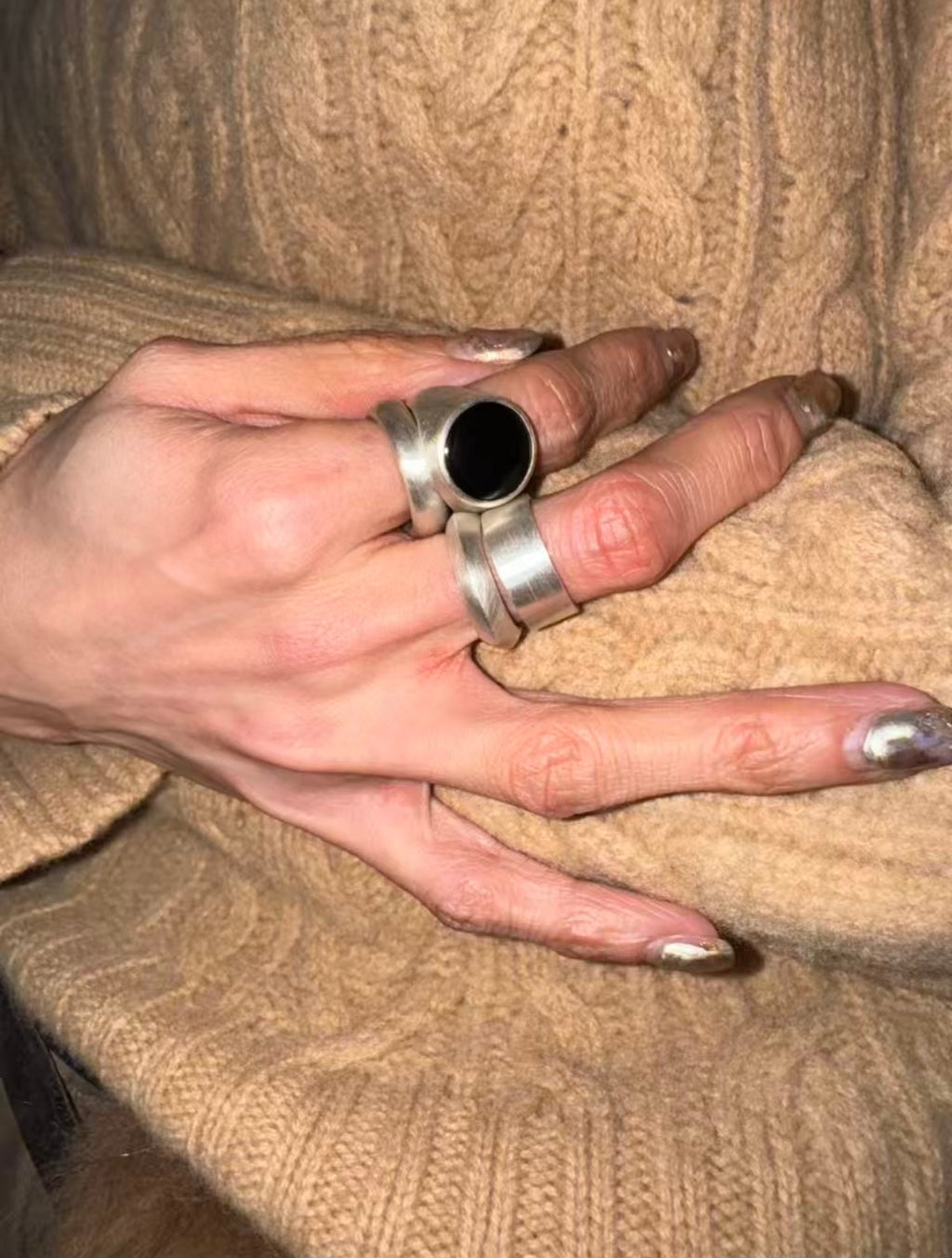Black Hole - Sterling Silver Ring