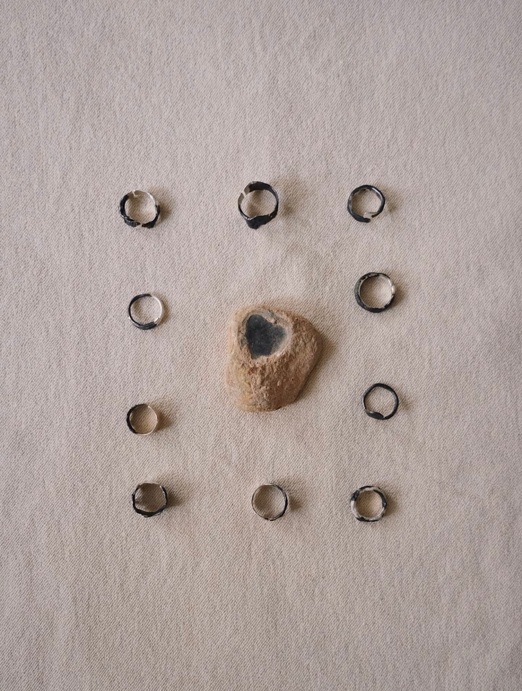 Burnt City - Sterling Silver Ring