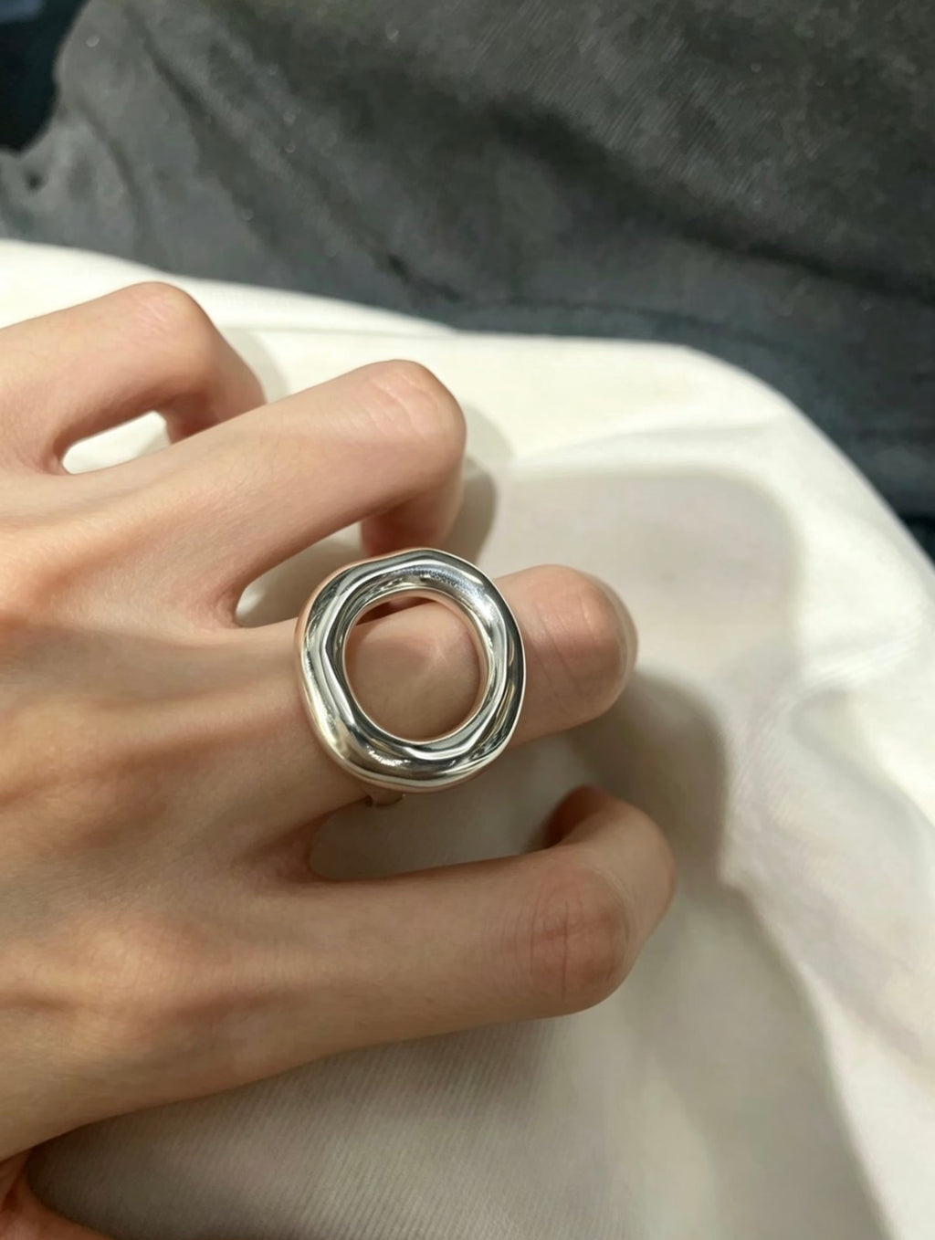 Silver Topology - Sterling Silver Ring