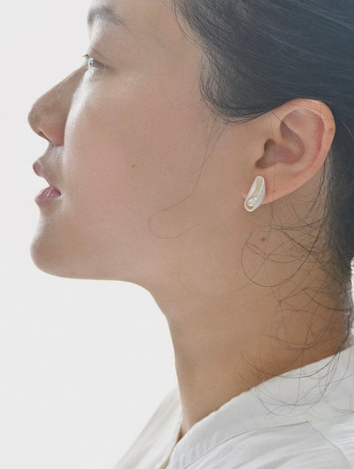 Conchiglie - Sterling Silver Stud Earrings