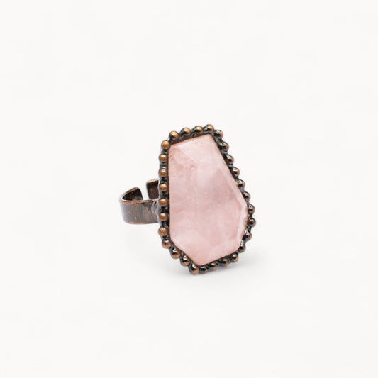 Rose Garden - Rose Quartz Ring