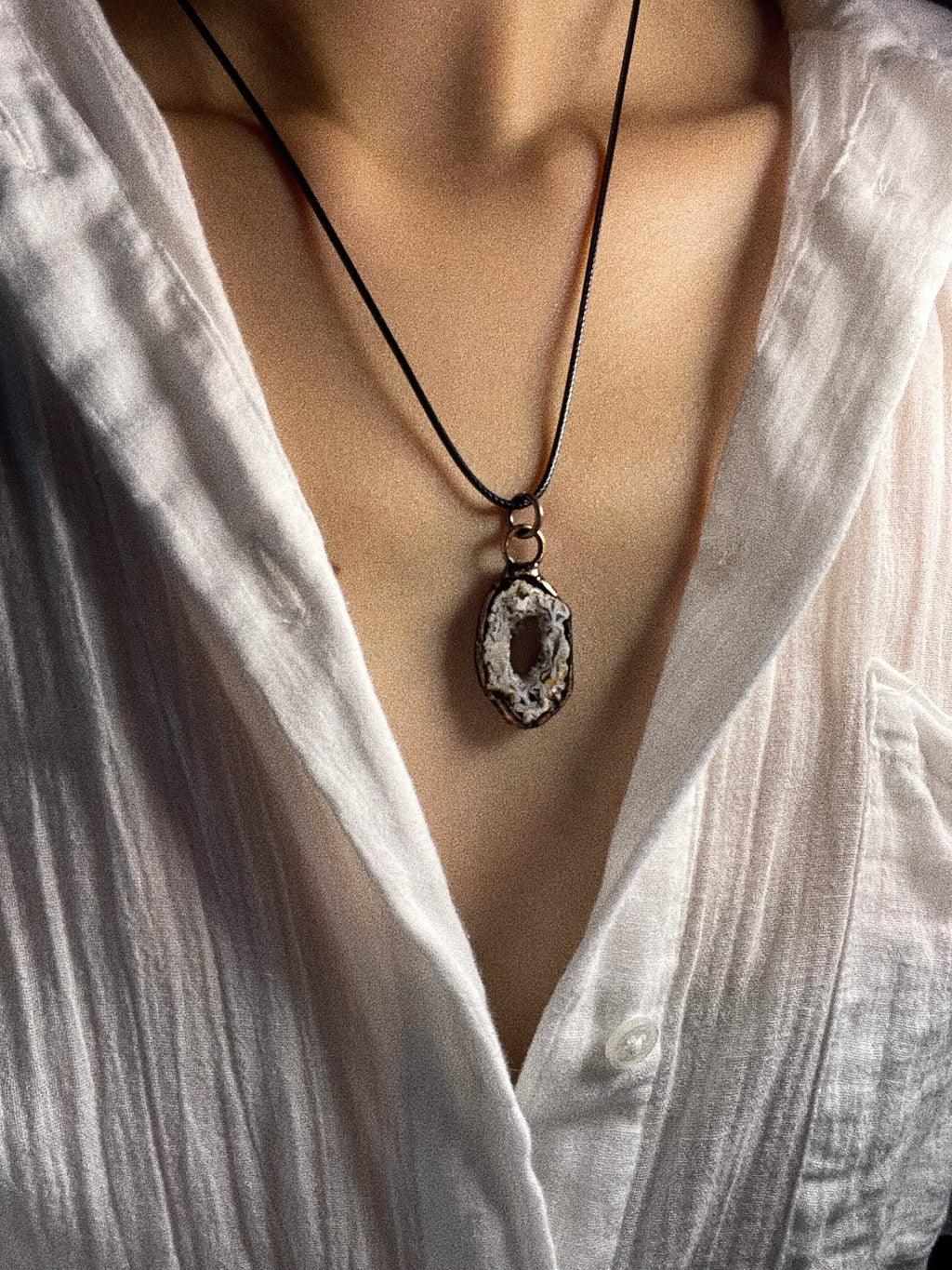 Milky Way - Agate Necklace