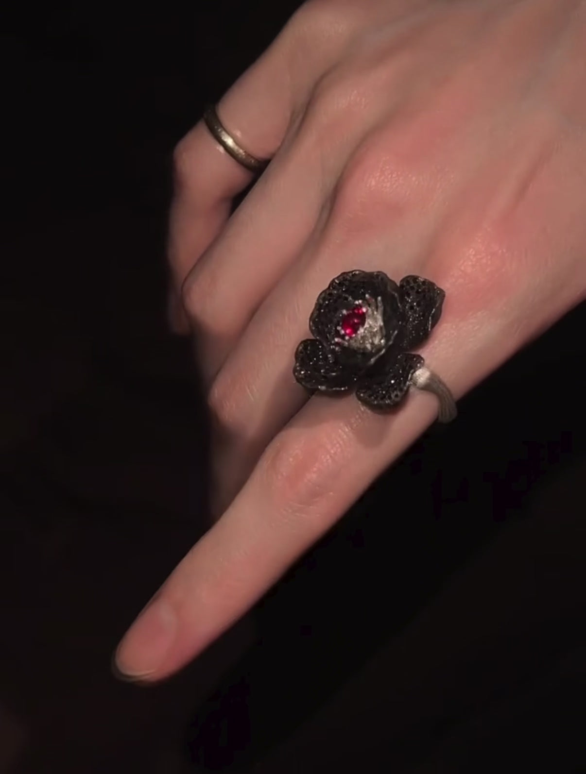 Flower of Desire - Sterling Silver Ring