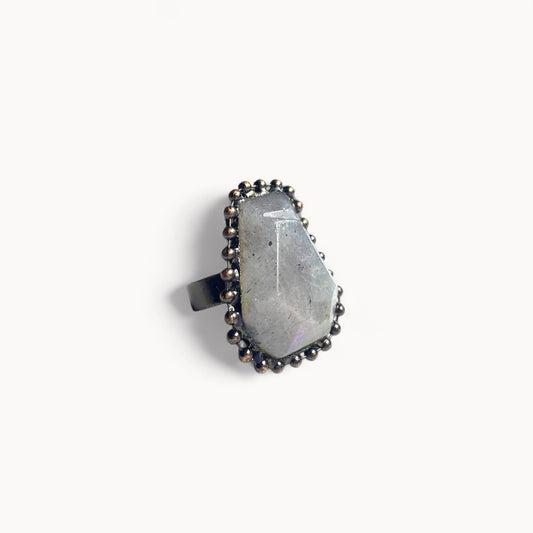 Mist Piercer - Labradorite Ring
