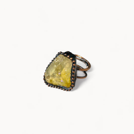 Solar Seed - Citrine Ring