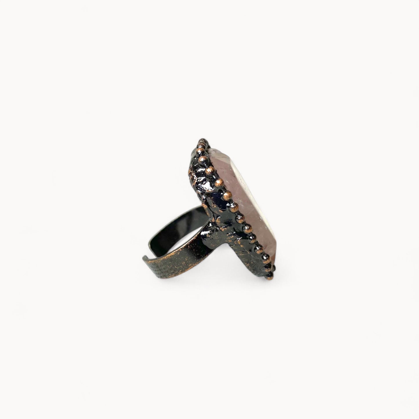 Rose Garden - Rose Quartz Ring