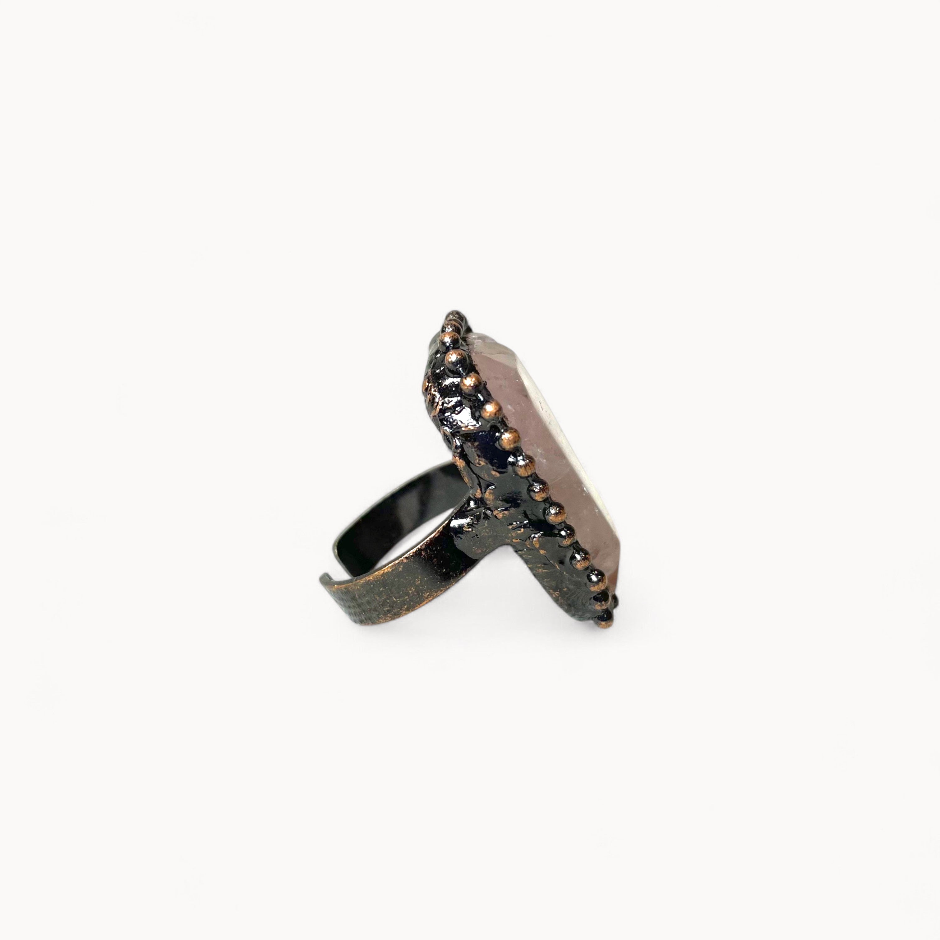 Rose Garden - Rose Quartz Ring