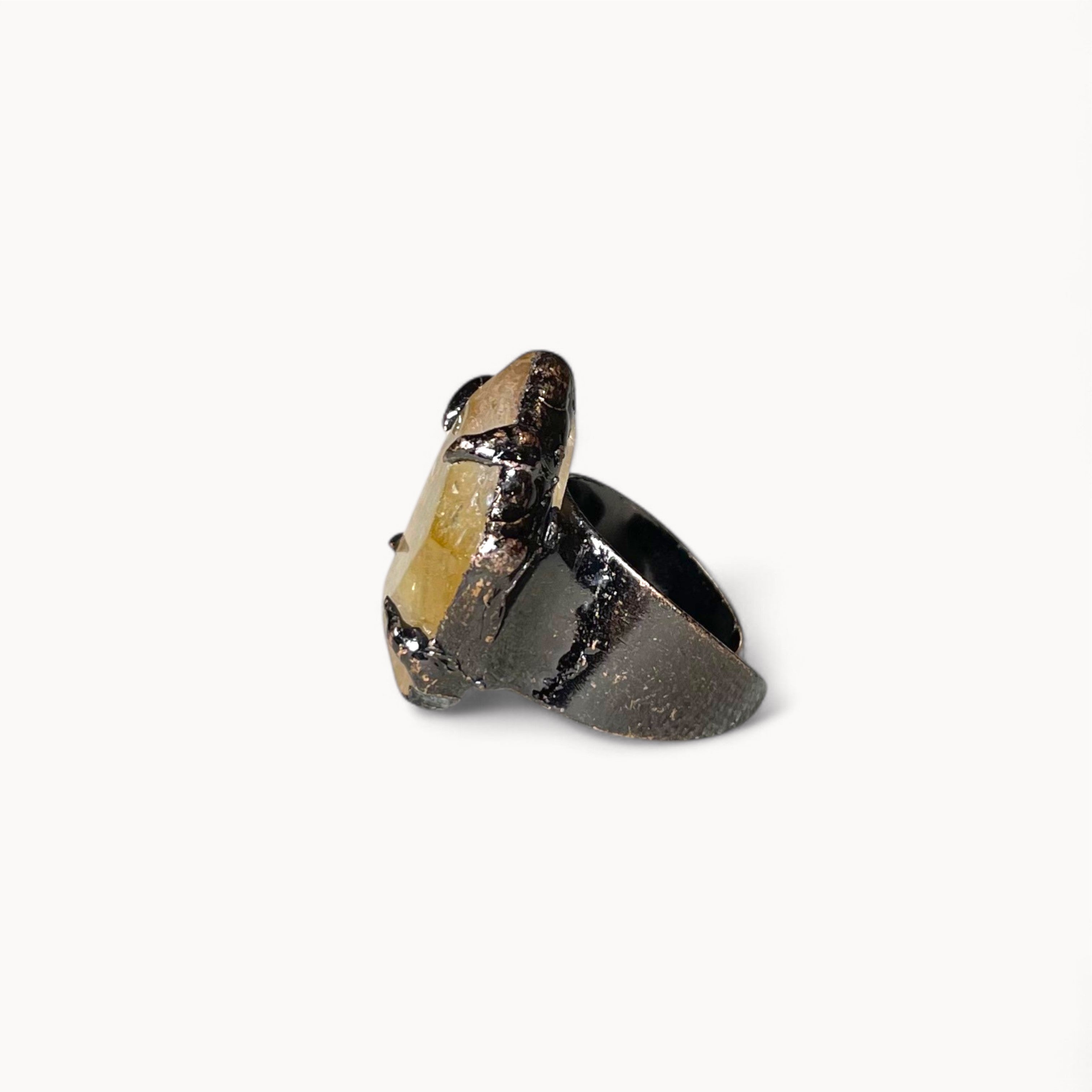 Apollo's Poet - Citrine Ring
