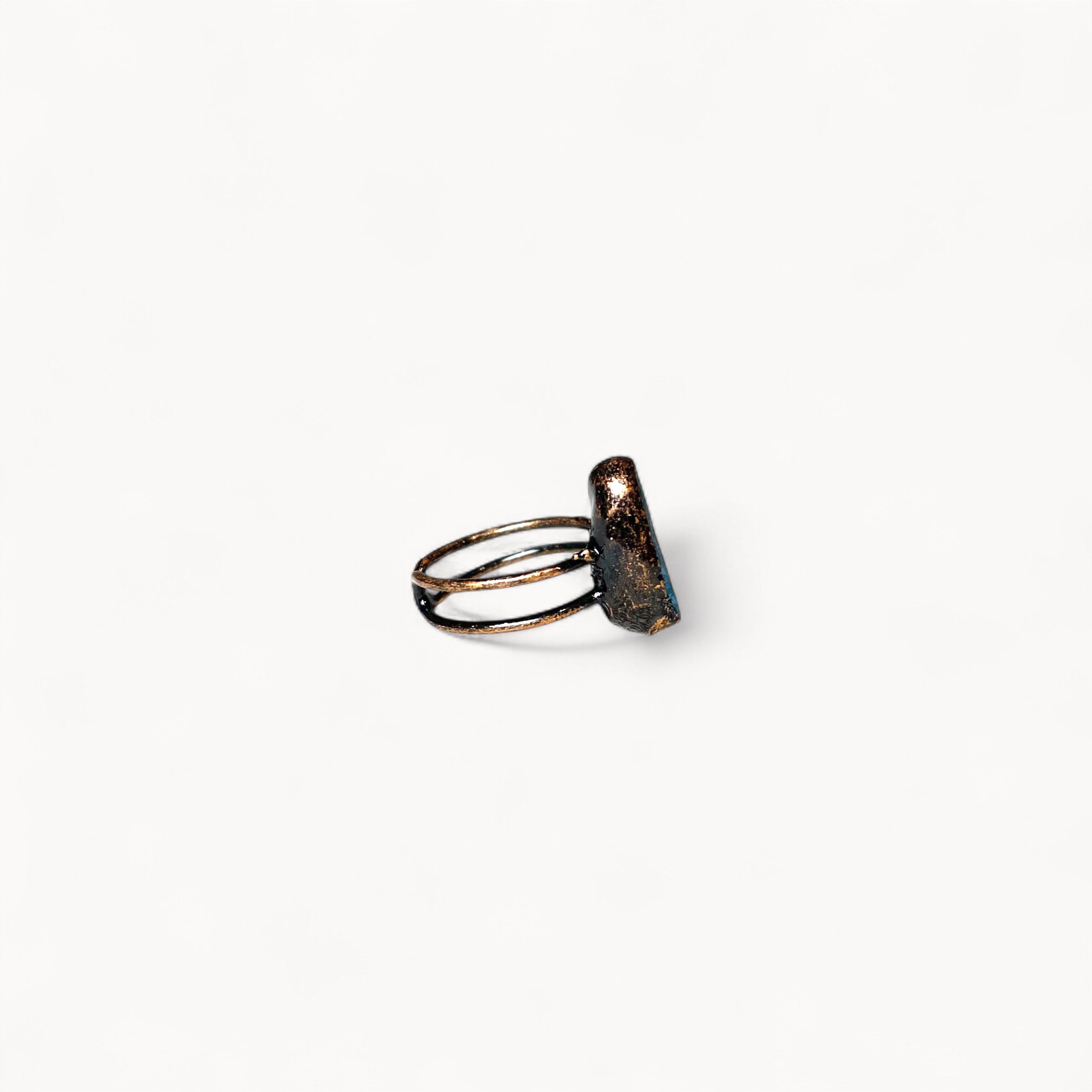 Truth Teller - Blue Apatite Pinky Ring