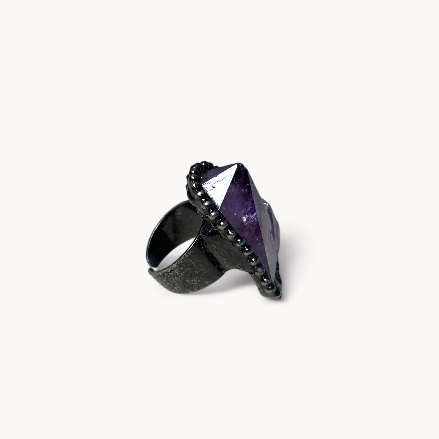Violet Drop - Amethyst Ring