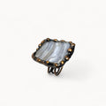 Starlit Veil - Agate Ring