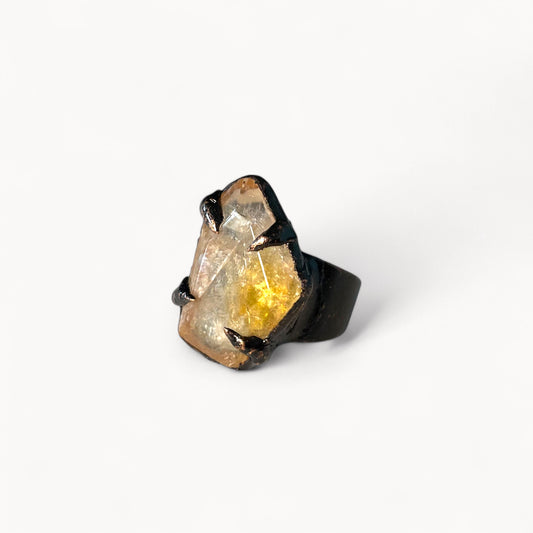 Apollo's Poet - Citrine Ring