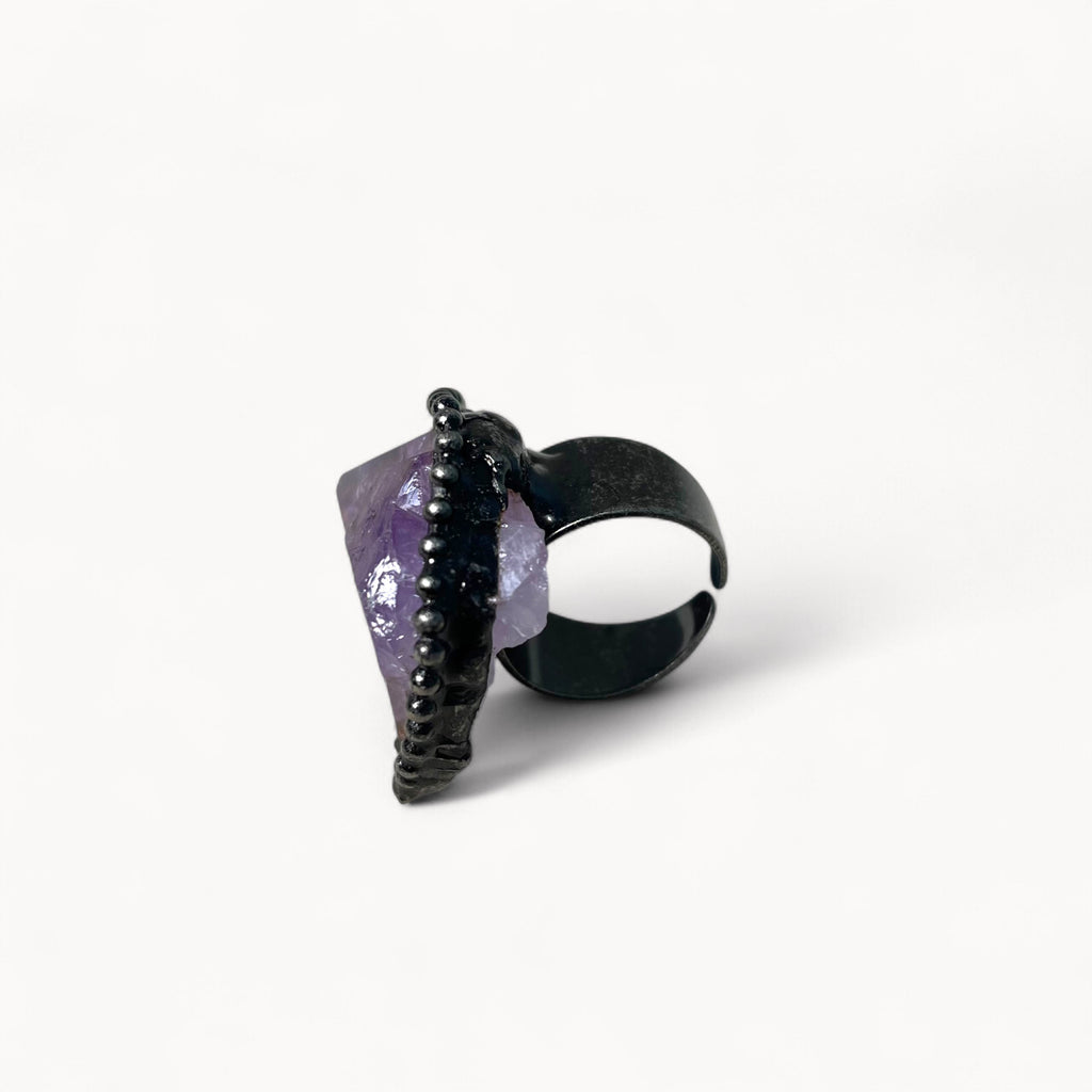 Violet Drop - Amethyst Ring