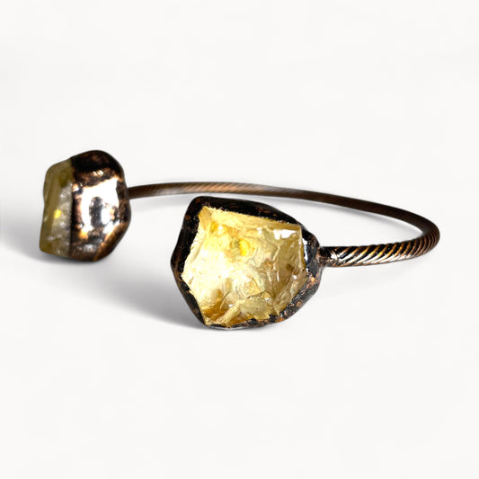 New Dawn - Citrine Cuff Bracelet