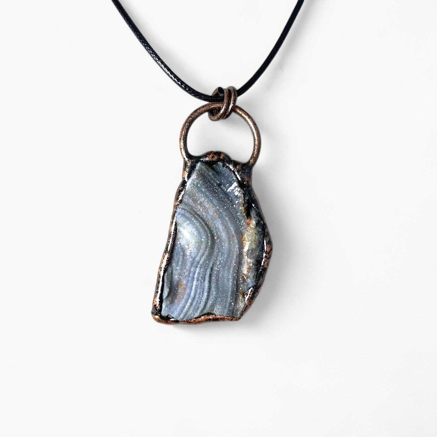 Starry Night - Agate Necklace