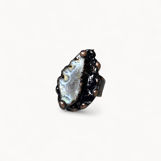 Cosmic Eye - Agate Ring