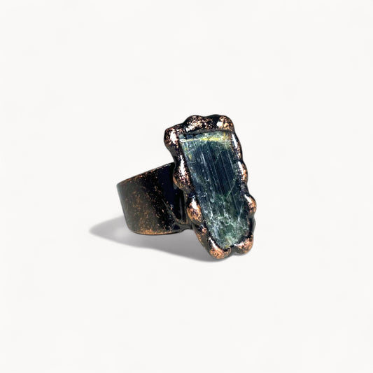 Silent Valley - Green Tourmaline Ring