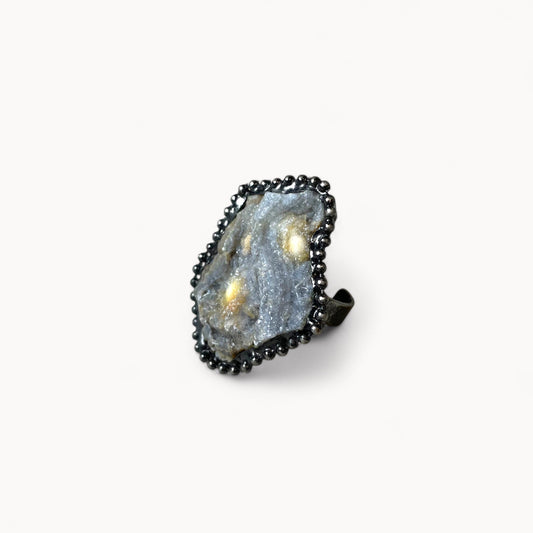 Nebula Gaze - Agate Ring