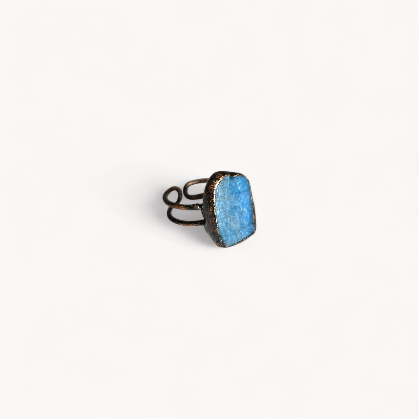 Truth Teller - Blue Apatite Pinky Ring